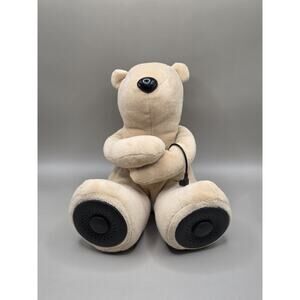 Hi-Fun Hi-George Teddy Bear Plush Speaker Phone Dock 3.5mm Aux Y2K Aesthetic